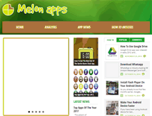 Tablet Screenshot of melonapps.org